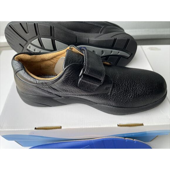 Dr Comfort Diabetic Shoes William Black Leather Casual 6310 Men\'s Size 10.5 M main image 4